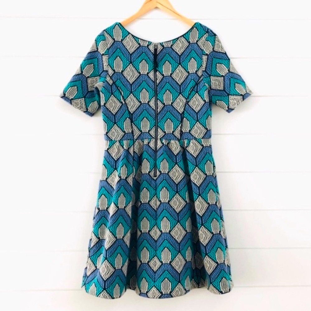 Anthropologie HD In Paris Hollyhock Fit and Flare Dress with Pockets, Size M - Picture 9 of 16